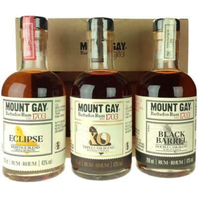 Mount Gay Pack Discovery (Eclipse, Black Barrel et XO), Rum de la Barbade